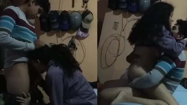 College girl gave a blowjob and got her pussy fucked